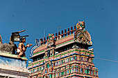 The great Chola temples of Tamil Nadu - The Nataraja temple of Chidambaram. The East Gopura.